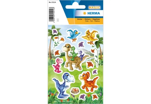 HERMA Sticker Herma Sticker MAGIC Tiere Dinokinder 1 Bl