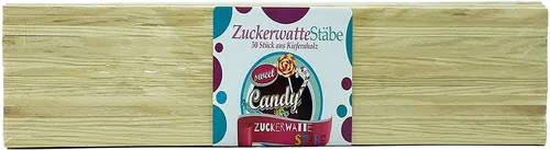  50 Zuckerwatte Stäbe für Zuckerwattemaschine | 30 cm 0,17 EUR/Stück