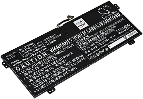 Powery Akku für Lenovo Yoga 730-13IKB - 6000 mAh - Notebook-Akku mit 6000 mAh für Lenovo Yoga 730-13IKB, bietet lange Laufzeit und zuverlässige Leistung für unterwegs.