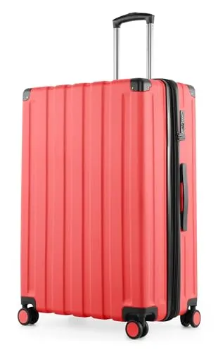 Hauptstadtkoffer Q-Damm - Großer Hartschalenkoffer mit Volumenerweiterung - Koffer für Familienreisen: 78 cm, 133 Liter, 4 Rollen, TSA-Schloss und 6 cm Volumenerweiterung für mehr Gepäck. Leicht und stabil aus 100% ABS für höchste Sicherheit und Komfort.