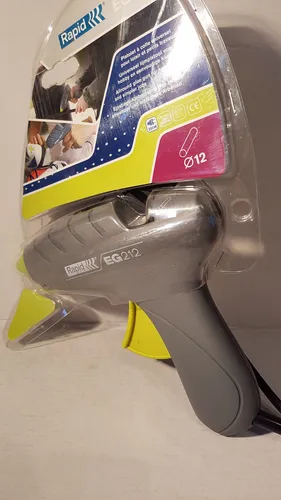 Rapid EG 212 Heißklebepistole - Grau - Heißklebepistole in elegantem Grau, ideal für Bastel- und Reparaturprojekte mit schnellem Klebeprozess.