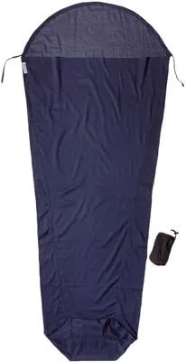 Mummy Liner Ägyptische Baumwolle 210 x 90 | 56cm Farbe tuareg - Schlafsack aus hochwertiger ägyptischer Baumwolle, sorgt für optimalen Schlafkomfort und ist ideal für Reisen und Outdoor-Aktivitäten.