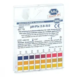 Ph-fix Indikatorstäbchen pH 2,0-9,0 - präzise pH-Wert Bestimmung, ideal für Labor und Haushalt