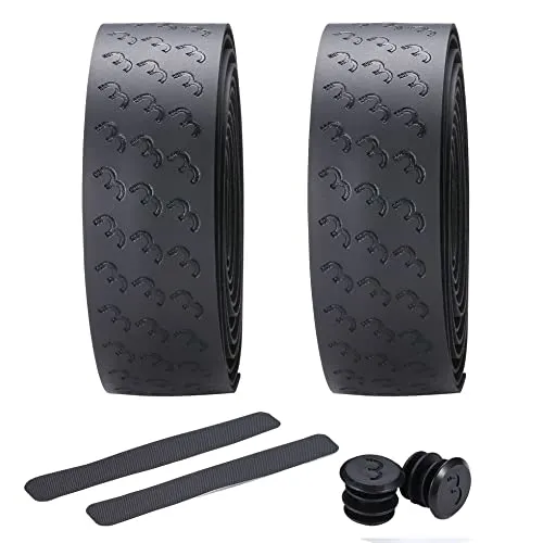 BBB Lenkerband UltraRibbon Gel 200 x 3cm schwarz - Lenkerbänder mit Gel-Rückseite für maximalen Grip und Komfort. Ideal für jedes Wetter, sorgt für eine stilvolle und rutschfeste Fahrt.