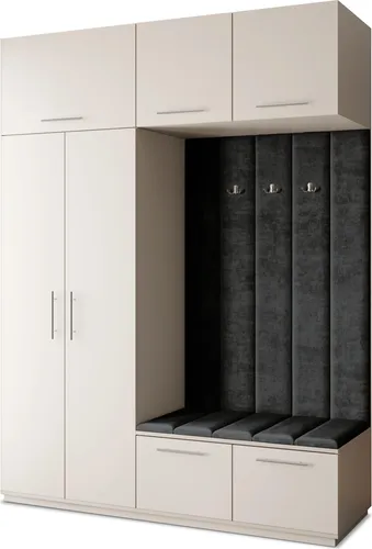 Produktbild Masseno Garderobe-Set REMA 180/240/60 cm – Modern und Elegant