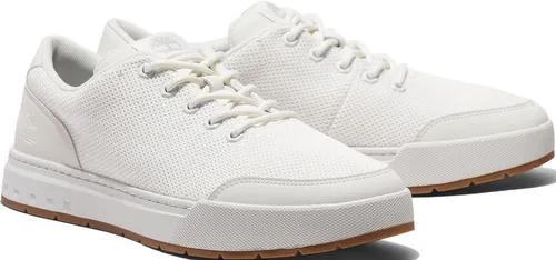 Timberland MAPLE GROVE LOW LACE UP SNEAKER - Sportlicher Sneaker in Weiß, 40 EU - Sneaker in offwhite aus Leder mit ReBOTL-Technologie für nachhaltigen Komfort und Gummi-Laufsohle für optimalen Halt.