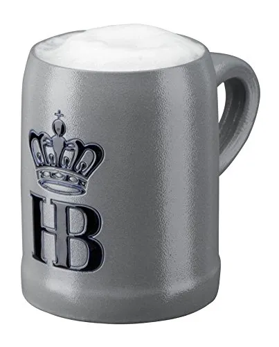 HB Hofbräuhaus München Bierkrug Hofbräuhaus München HB Krug Salzglasur 0,25 Liter King Werk KI 1000072