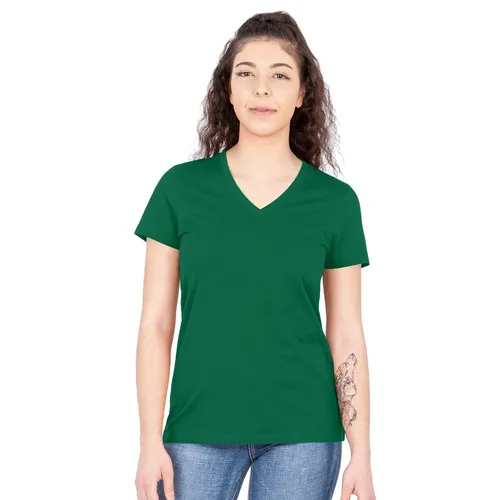 JAKO Freizeit-Shirt Organic (Bio-Baumwolle) grün Damen, Größe: 38
