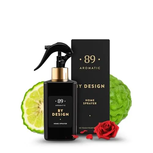 Aromatic •89• Raumspray 300ml Frisch Bergamotte, Rose & Johannisbeere – Langanhaltender Raumduft Spray & Lufterfrischer für Zuhause, Schlafzimmer & Bad – Neutralisiert Gerüche, Frisch & Raum Parfum