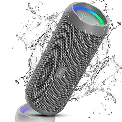 RIENOK Bluetooth Lautsprecher mit Licht