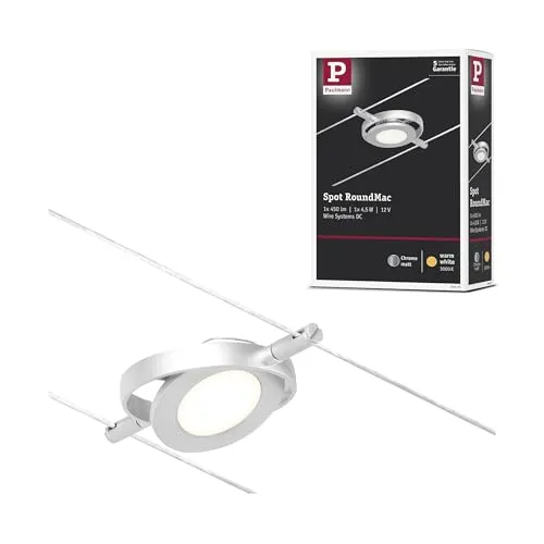 Paulmann 94415 CorDuo LED Seilsystem RoundMac Einzelspot von Paulmann