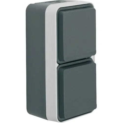 Berker W.1 Steckdose SCHUKO 2fach mit Klappdeckel von Berker