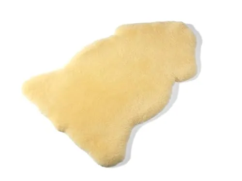 Babyfell von LANABEST. Echtes Merino Lammfell. Premium Qualität. Superweich, waschbar, chromfrei. Sehr gut für Kinderwagen, Buggy und als Krabbeldecke. (ca. 80 cm)