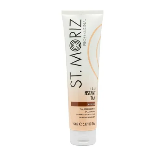 St. Moriz Professional 1 Day Instant Tan Medium - Bräunungsprodukt für einen sofortigen, natürlichen Teint. Ideal für besondere Anlässe und einfach aufzutragen.