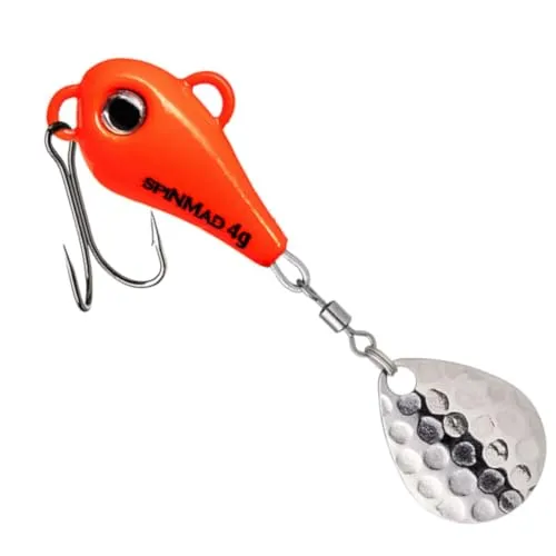 SpinMad 4g Bleikopfspinner - Jig Spinner, Farbe Lieblingsköder:Möhrchen