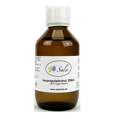 Sala Isopropylalkohol 99,9% Isopropanol 250 ml Glasflasche von Sala