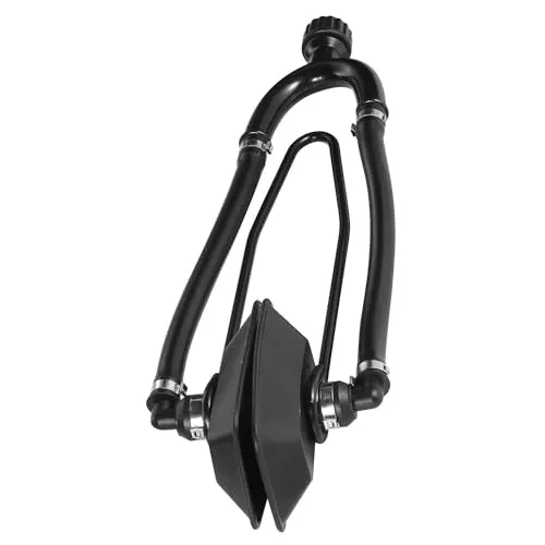 Attwood 16208-7 Universal Motor Flusher Spülklemme, doppelter Wassereinlass für Außenbordmotoren, 2 Seiten Wasserversorgung