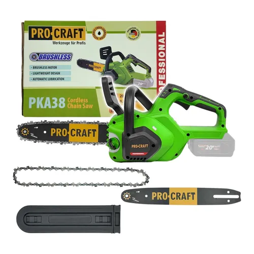 Procraft PKA38 Akku Kettensäge 20 V 304 mm Brushless Solo