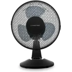 Trotec Leiser Tischventilator TVE 11 mit 80° Oszillation - Ventilatoren mit 25 W Leistung, ideal für angenehme Kühlung und leisen Betrieb im Büro oder Zuhause.