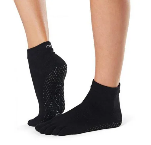 ToeSox Sportsocken Full-Toe Ankle Black Gr. M