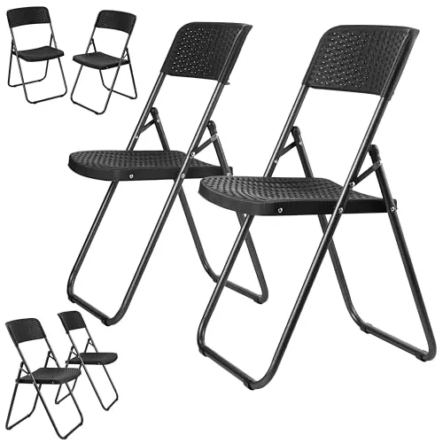 Ecosa EO-5081 Klappbares Gartenstuhlset mit 2 Stühlen