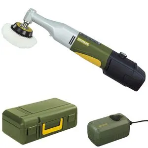 Proxxon WP/A Akku-Winkelpolierer 50 mm - Akku-Winkelpolierer mit 10,8V und 2,6Ah, leise und langlebig dank balanciertem Spezialmotor. Ideal für präzises Schleifen und Polieren in der Werkstatt.