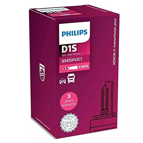 Philips Xenon X-tremeVision gen2 D1S Xenon-Fahrzeugscheinwerferlampe 35W 4800K