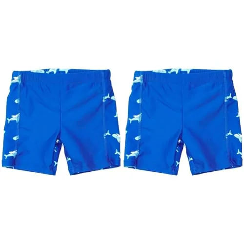 Playshoes Jungen Uv-schutz Badehose Schwimmhose Badeshorts Badebekleidung, Shorts Hai, 134-140 EU