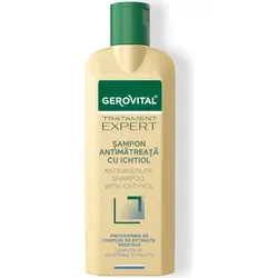 Gerovital Anti-Schuppen Shampoo mit Ichthyol & Provitamin B5 – beruhigt irritierte Kopfhaut, reduziert Schuppen, 250 ml