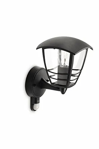 Philips Creek Wandleuchten für den Außenbereich - Wetterfeste Außenlampe mit E27-Fassung, IP44 und gleichmäßigem Lichteffekt – ideal für stilvolle Akzente im Garten oder auf der Terrasse.