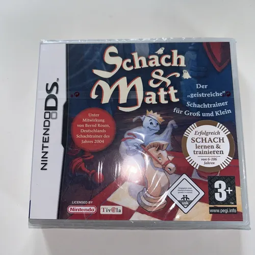 Nintendo DS Schach & Matt - Der Geistreiche Schachtrainer - Familien- und Kinderspiel für Nintendo DS, fördert strategisches Denken und macht Schachlernen einfach und unterhaltsam.
