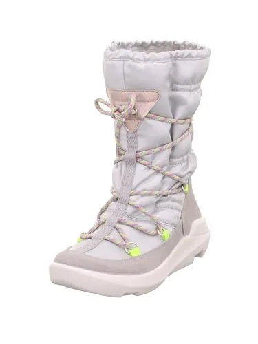 Superfit Mädchen Twilight Gore-tex Schneestiefel, Hellgrau 2500, 35 EU Weit - Wanderschuhe mit GORE-TEX Membrane für optimalen Wetterschutz, herausnehmbarer Einlegesohle und kuscheligem Warmfutter für warmen Komfort.