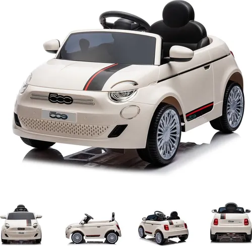 Produktbild Chipolino Kinder Elektroauto Fiat 500 mit Fernbedienung
