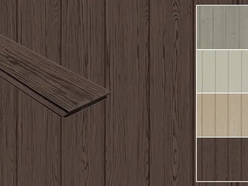 Outgarden Fassadenverkleidung PU Co-Extrusion Dark Truffel - WPC-Fassadenprofil in Holzoptik, ideal für langlebige und stilvolle Außenverkleidungen. Mit einer Länge von 358 cm und einer Stärke von 20 mm bietet es perfekte Stabilität und einfache Montage.