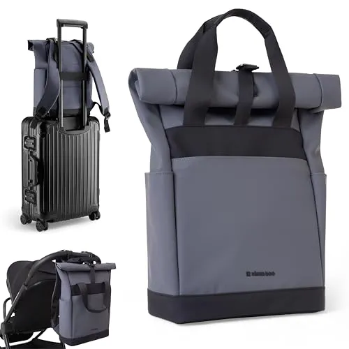 KikkaBoo CERISE Wickelrucksack - Praktische Mommy Bag - Wickeltasche mit großer Kapazität, wasserfestem Material und isolierten Flaschentaschen für optimale Temperaturkontrolle. Inklusive Wickelunterlage und Kinderwagenbefestigungen für mehr Komfort.