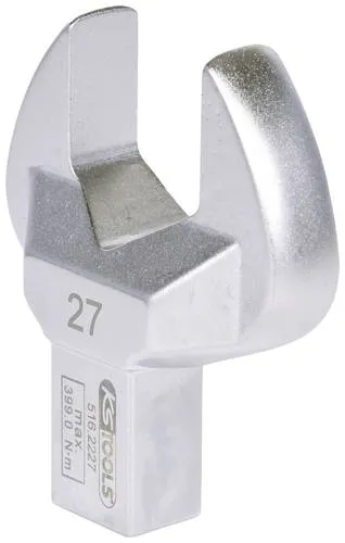 KS Tools 5162227 Einsteckmaulschlüssel - Drehmoment-Schlüssel mit Stiftsicherung, verchromt für hohe Langlebigkeit und Korrosionsschutz