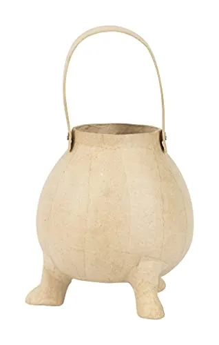 Décopatch AC878C - Kessel zum Dekorieren, 16x16x27,5 cm, Pappmache, 1 Stück