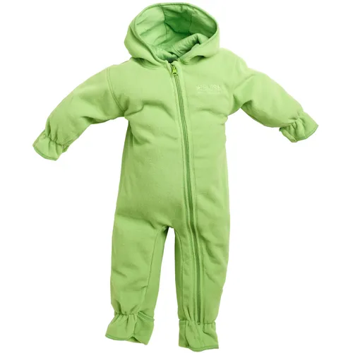 BMS Overall Clima-Fleece limette, 68 - Baby-Hosen, atmungsaktiv und wasserabweisend mit praktischen Umklappbündchen, ideal für aktive Kleinkinder.