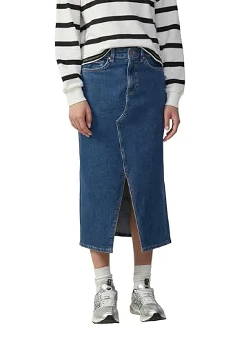Jeansrock mit Schlitz, Gr. 40, blue - Denim Rock mit Schlitz für optimale Bewegungsfreiheit und praktische Eingrifftaschen, pflegeleicht und stylish für jeden Anlass.