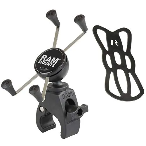 RAM Mount RAM-HOL-UN10-400 Halterung (Telefon, schwarz, Passive Halterung, Verbundwerkstoff, Edelstahl, X-Grip)
