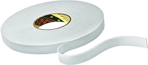 Doppelpack 3M doppelseitiges SchaumKlebeband 9515W, weiß von Scotch