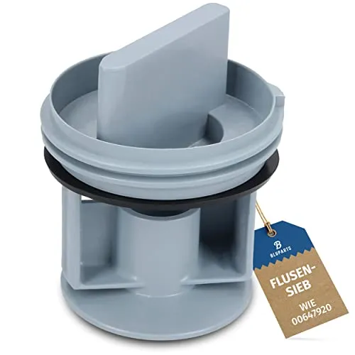 Flusensieb Waschmaschine Ersatzteil Flusensiebeinsatz passend wie 00647920 für Bosch, Siemens, Constructa, Neff