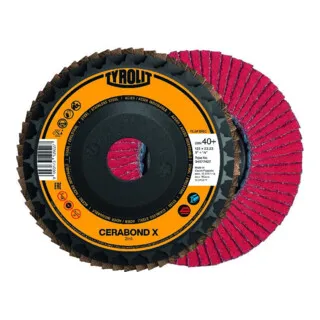 TYROLIT Fächerschleifscheibe CERABOND X 125mm CA-60 gew.