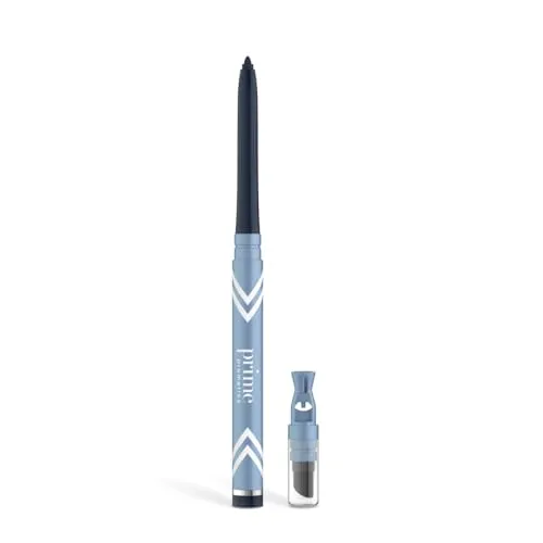 PRIME PROMETICS PrimeEyes Glide Eyeliner für reifere Frauen - wasserfest, hält lange und verwischt nicht - Gel-Creme-Textur, diskreter Spitzer und effektiver Applikator (Sapphire (Blau))