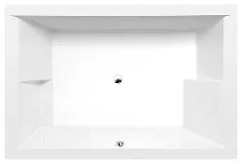DUPLA Badewanne mit Füßen 180 x 120 cm – Ideal für zwei Personen - Sanitäranlagen & Zubehör – Außergewöhnliche Badewanne mit Sitzflächen für entspanntes Relaxen und höhenverstellbaren Wannenfüßen für perfekten Stand.