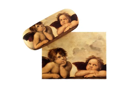 von Lilienfeld Brillenetui Raffael Engel Kunst Motiv Hardcase, stabiles mit Mikrofaser bezogenes Hardcase