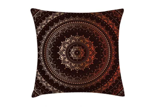 Abakuhaus Kissenbezüge Kissenhülle mit Farbfesten Klaren Farben Beidseitiger Druck, (1 Stück), Mandala Universum