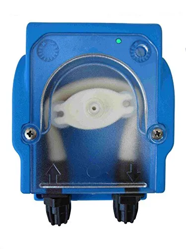 alfa-pool Dosierpumpe, Schlauchpumpe PVG 230V regelbar 4,0-12,0 l/h mit Betriebsanzeige und Leermeldung