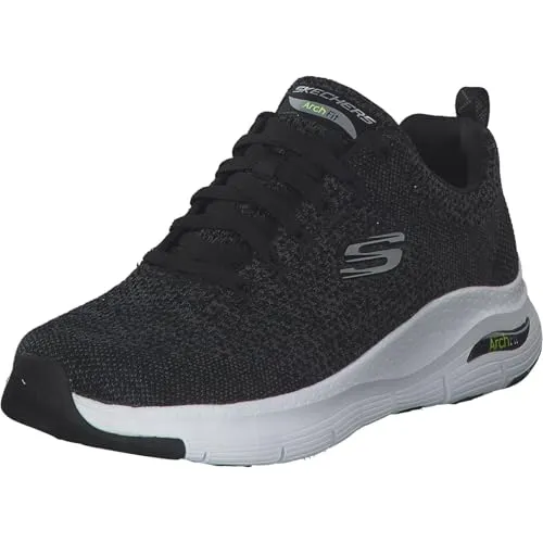 Skechers Herren Sneakers Black 45 EU - Herren-Sneaker aus hochwertigem Material, ideal für den täglichen Komfort und lässigen Style.