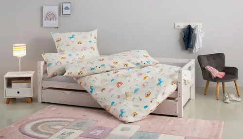Lüttenhütt Kinderbettwäsche CUDDLEE, 2-teilig in beige von OTTO home
